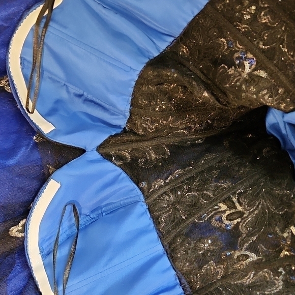 Alyce Paris Tulle Ballgown Formal Beaded Sweetheart Neckline Dress - Picture 9 of 9